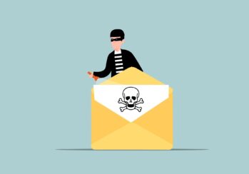 Free mail phishing scam vector