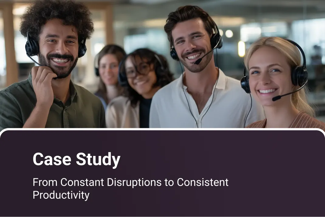 From Constant Disruptions to Consistent Productivity