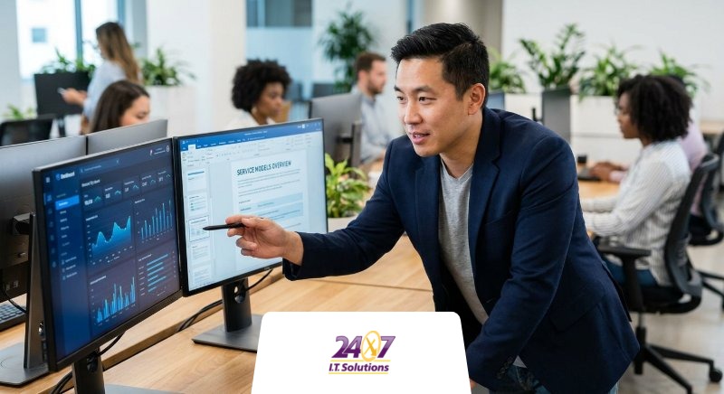 Managed Services Vs Professional Services from 24x7 I.T. Solutions
