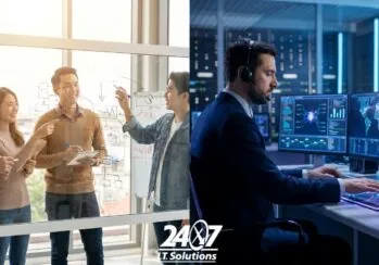 Staff Augmentation Vs Managed Services from 24x7 I.T. Solutions